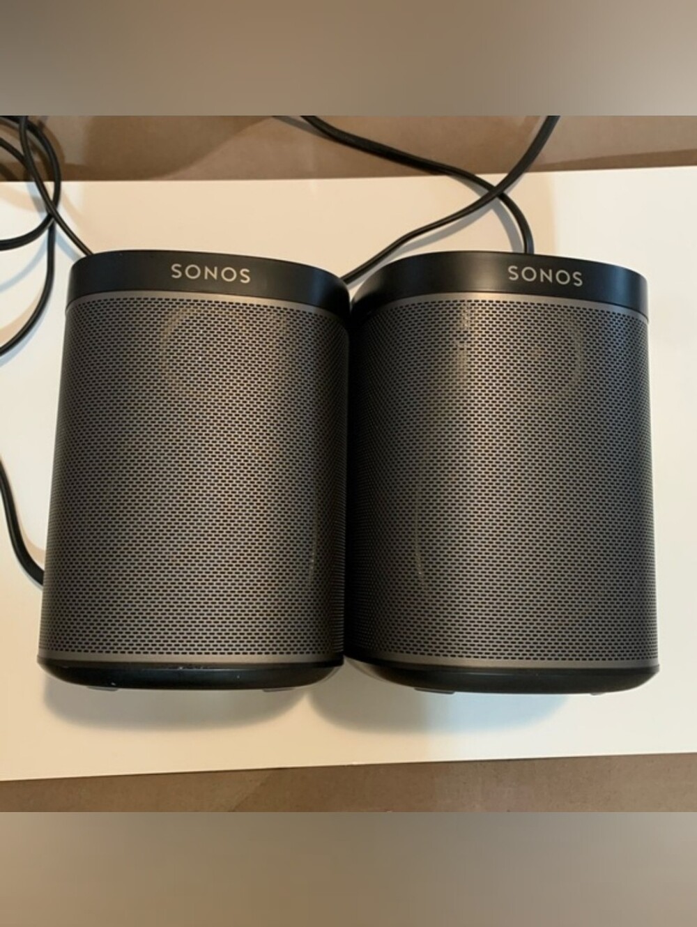 2 SONOS : PLAY 1 Speakers